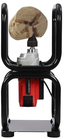 CILDON Log Splitter, 110V Wood Splitter Electric Powered, 3.3 KW Electric Firewood Splitting Machine, Cleavable 9.45 in Wood Diameter, W/6.56Ft Cable, for Firewood Splitting, Forestry Harvesting