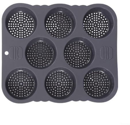 Moule en Silicone à 8 cavités pour Hamburger, Chignon, œuf, Muffin, Moule Flexible pour Petits Pains Faits Maison, kichen, gâteau