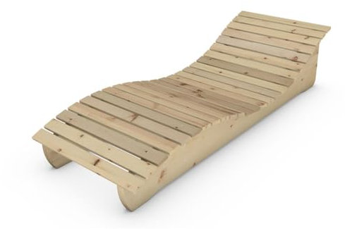 TUGA - Holztech Gartenliege Relax-Gertl (Arve) 1-teilig stehend Liegebreite 70cm