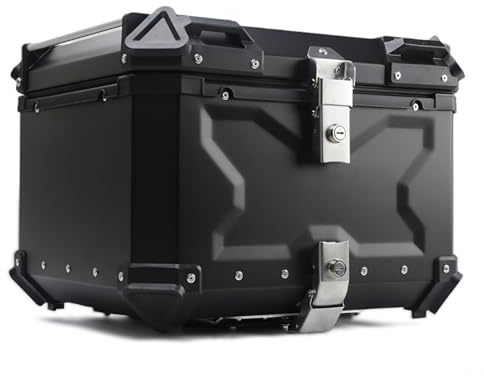 Motorrad-Topcase, Universeller Motorrad-Heckkoffer Zur Aufbewahrung Mit Halterungsgrundplatte Für Helmgepäck, Schloss Gegen Diebstahl, Wasserdichtes Motorrad-Topcase C,65L
