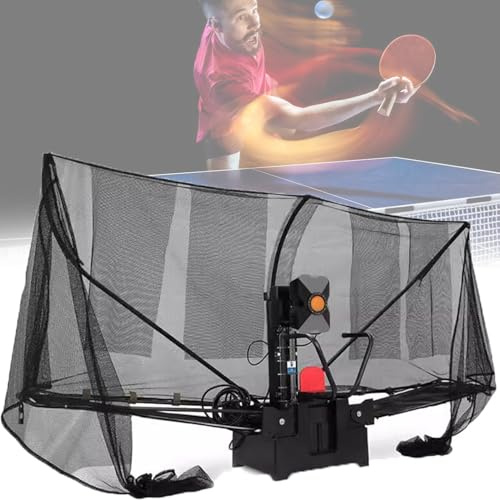 Machine De Ramassage/Service Automatique De Balles De Tennis De Table Professionnelle, Machine À Balles Robotisée De Ping-Pong Automatique, Robot De Tennis De Table Avec Filet