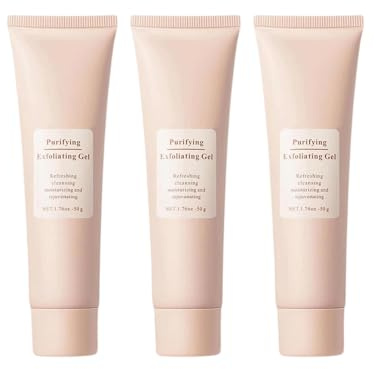 Reinigendes Peeling-Gel, Gesichtspeeling-Reiniger, Gesichtspeeling, Reinigende Creme für Gesicht und Körper, Feuchtigkeitsspendende Reinigung, befreit die Haut von (3PCS)