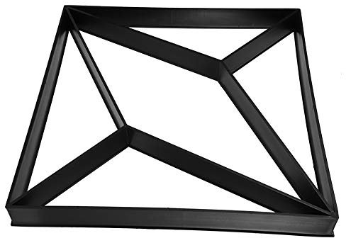 Stampo per pavimentazione in mattoni di cemento a forma di rombo per giardino, cortile, patio, sentieri in plastica riutilizzabile per pietra miliare, materiale resistente all'usura e resistente