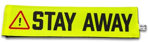 Stay Away - Awareness Dog Caution Lead Sleeve