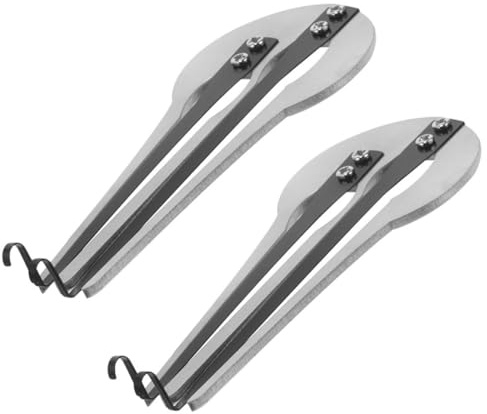 BESTonZON Ethnic Jaw Harp Portable 5.11 Inch Mini Mouth Harp Double Tone Metal Instrument for Beginners Travel Outdoor Entertainment Folk Music