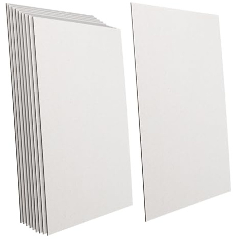 jojofuny 20sheets Heavy Duty Gray Chipboard Sheets for Model Making Crafts and Scrapbooking Thick Cardboard