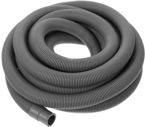BAZEITFLOW Tubo Di Prolunga Scarico Lavatrice Flessibile 5 Metri Fascette Stringitubo Antiperdita, Estensione Tubo Flessibile Per Scarico Acqua Lavatrice, Kit Raccordi Per Uso Domestico