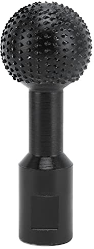 Fraise rotative sphérique en acier au carbone, tête de foret de sculpture sur bois de 10mm pour meuleuse d'angle Type 115, outil de gravure Durable noir