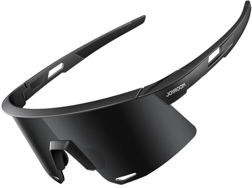 JOYROOM Snabba glasögon herr cykelglasögon dam [UV400-skydd] [Justerbara näsdynor] [Anti-dim] solglasögon polariserade HD-glasögon sportglasögon av TR90 för cykel löpning