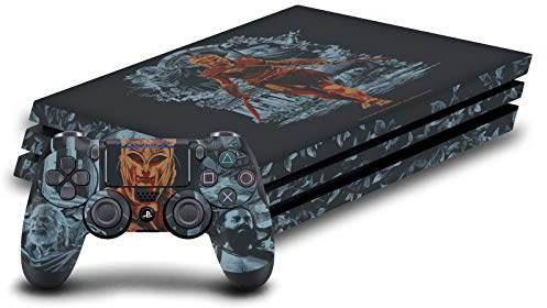 Head Case Designs Kassandra Vine Odyssee Kunstwerk Vinyl Haut Gaming Aufkleber Abziehbild Abdeckung kompatibel mit Sony PlayStation 4 PS4 Pro Console and DualShock 4 Controller