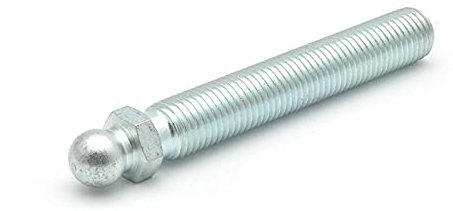 Gewindestange, mit Kugel 15mm, M16X100, Schlüsselweite 17, Stahl, verzinkt