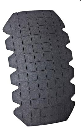 Kneetek Universal Maxi 16 N Kniepolster 1 Stück 245 x 150 x 16 mm | Schwer entflammbarer, selbstverlöschender Zellkautschuk für Feuerwehr, Schweißer und Starkstrom – 1 Stück, Einheitsgröße