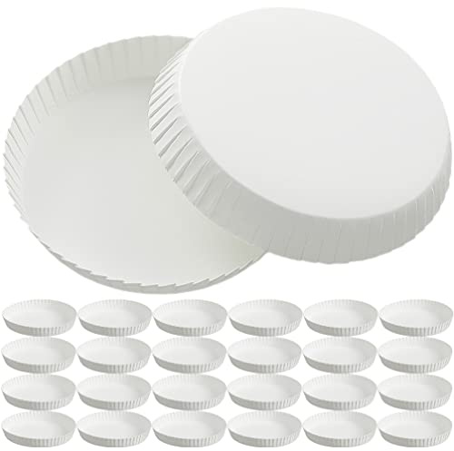 Artibetter Coperchi Di Carta Per Bicchieri Usa E Getta Impilabili Coperchi a Prova Di Polvere Tappi Di Tazza Di Carta 2.76In Per Bar Ristoranti Eventi Protezione Igienica
