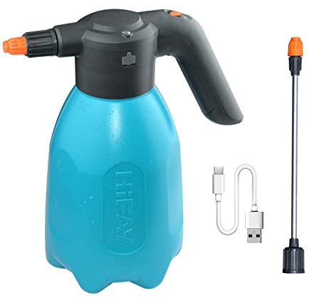 HIFAY ES2-PRO - Flacone spray elettrico da 2 l, alimentato a batteria ricaricabile, 60 bottiglie con una singola carica, nebulizzatore automatico per piante, spruzzatore a pompa, annaffiatoio per