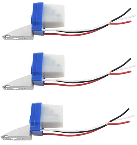 Lyseekia 3 x interruttore crepuscolare lampada DC 12 V 10 A interruttore crepuscolare