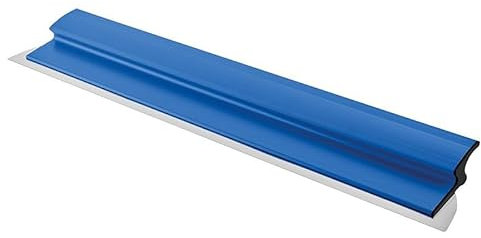 Virsus Spatola Skimming per Stucco 4472, Larghezza 80 cm, Lama in Acciaio Inox, Spatola per raschiatura e per Finitura Cemento e Calcestruzzo, alloggio della lama in plastica, Made in Italy