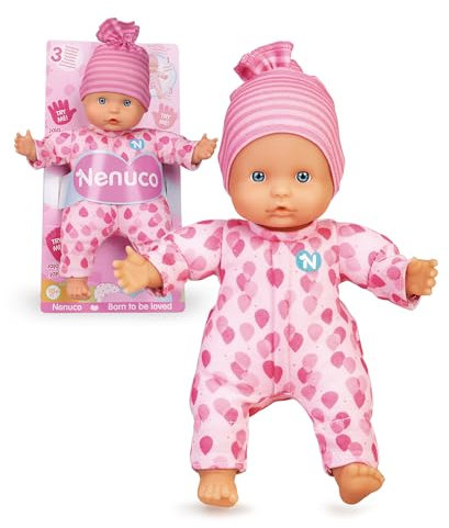 NENUCO - Muñeco Blandito 3 Funciones, Hace Sonidos de bebé, para niños a Partir de 10 Meses, (Famosa NFN85000)
