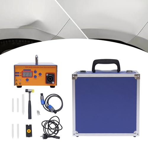 Chauffage à Induction magnétique Outil De DéBosselage sans Peinture, Auto Outil de réparation de bosses sans peinture, BoîTe Chauffante BoîTe Chaude Induction sans Peinture Dent Machine 220V