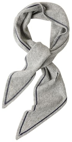 Klein Diamant Schal Halstuch 30% Kaschmir & 70% Wolle, Weiche Warme Gestrickt Halskreuz Dreieckstuch für Damen Mädchen, Frühling Herbst Vielseitiges Strickschal Kurz Kragenschals Neckwarmer Grey