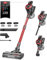 BuTure VAC Akku Staubsauger JR700, 38000PA/450W Staubsauger kabellos, Kabelloser Staubsauger bis zu 55 MIN Laufzeit, Farb Touchscreen, Akkusauger Harter Boden, Teppiche, Tierhaare