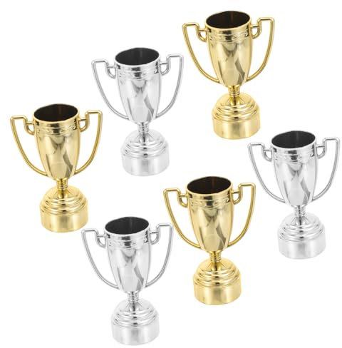 VILLFUL 6 Stücke Kleine Trophäen Kindertrophäen Spielzeug Dekoration Für Kinder Party Rennspiel Trophäe