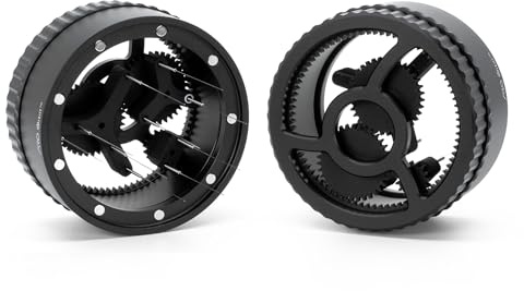 ARO Orbit PRO™ | Aluminium-Spiralmuster-Espresso-Verteilwerkzeug | Verzahntes WDT für Home-Baristas und professionelle Cafés (Schwarz, 58mm)