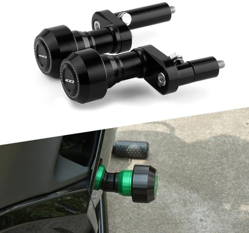 Modeer Motorrad Sturzpads Rahmen Slider Sturzschutz zubehör Für Ka.wasaki Ninja 400 2018-2024 / Z400 2018-2024 / Ninja 500 2024-2025 / Z500 2024-2025 (ninja 400-schwarz)