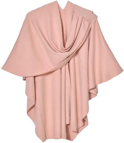 Shmily Girl Damen Poncho Schal Cashmere Feeling Strick Cape Cardigan Für Frauen Geschenk Für Mutter
