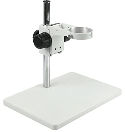 Microscope Stereo Trinocular Microscope Adjustable Boom Table Working Stand Holder 76mm(Type 1)