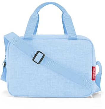 reisenthel coolerbag-to-go Twist Powder Blue - Kleine Lunch-Kühltasche zum Umhängen –Ideal für Picknicks, das Büro und unterwegs