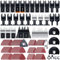 CONNOO 156tlg Multitool Sägeblatt Set universelles Zubehör für oszillierende Werkzeuge, Bi-Metall Blades für Holz Metall Kunststoff kompatibel mit Einhell Makita DTM51Z Dremel Parkside und mehr