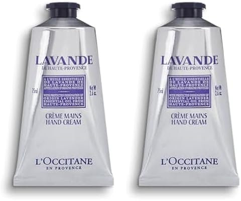 L'OCCITANE - Handcreme Lavendel aus der Haute-Provence - 75 ml - In Frankreich hergestellt (Packung mit 2)