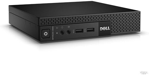 Dell Optiplex 9020 Micro Ordinateur Mini PC, Intel Core i5-4590s, 8 Go de RAM, 500 Go de HDD, US Clavier et Souris, Win11 Pro (Renouvellé)