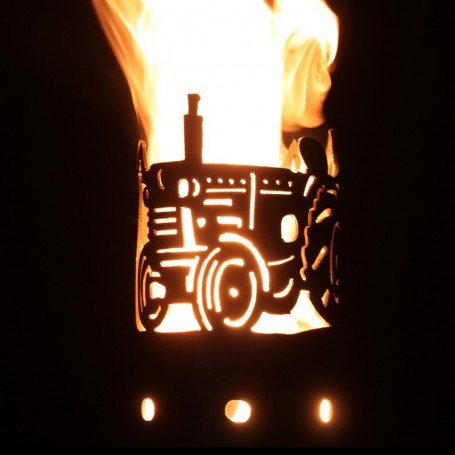Traktor Fackel - Set mit Stiel und Brennmitteln