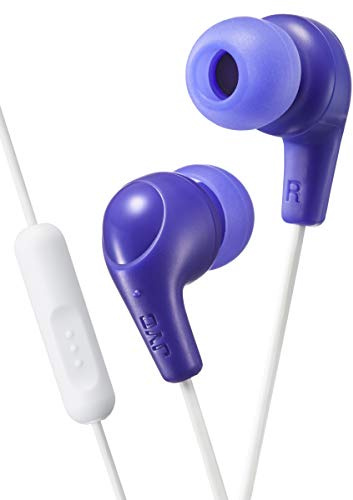 JVC HA-FX65M Violet Gumy Plus Kopfhörer mit Mikrofon HAFX65M