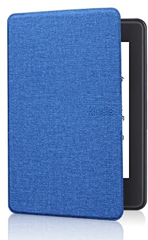XYFCJK Kindle Soft Stoffhülle – Kindle (10. Generation) 2019 Und Paperwhite 4 (10. Generation) 2018 Anti-Drop Smart Cover Mit Auto Sleep Wake-Funktion, E-Reader-Zubehör, Blau, Für J9G29R