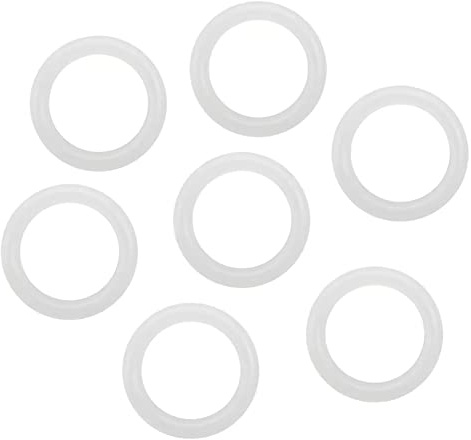 FEEIMOL Gummi O-Ring Dichtungsdichtung Scheibe Dichtungs Klar Silikon Unterlegscheiben 40x3mm (20 Stück)
