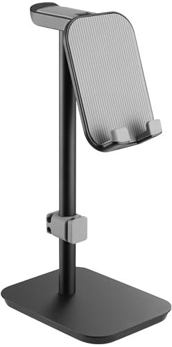 RICOO Support Casque, HH013 Aluminium avec Silicone, Stand Universel pour Écouteurs Gaming et Audio, Antidérapant et Angle Ajustable