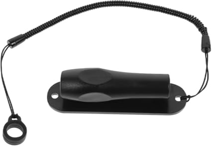 Housoutil Cordino Elastico Nero per Penna da Tavolo in Plastica e Silicone con Molla e Anello Interno da 8mm, Accessorio Pratico per Penna per Scrivere su Tablet