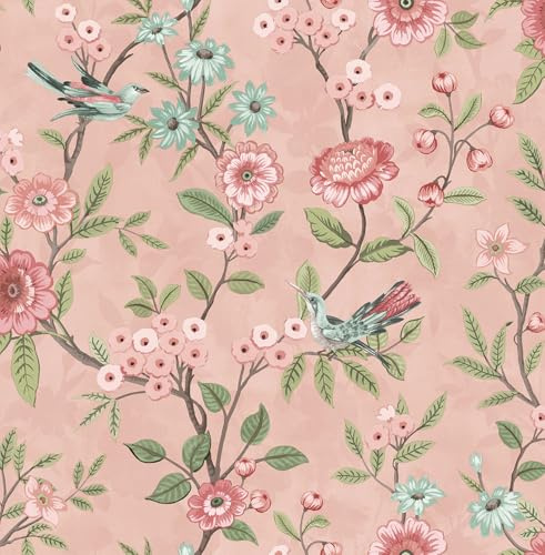Fine Decor FD43445 Eleanor Floral Papier peint Rose