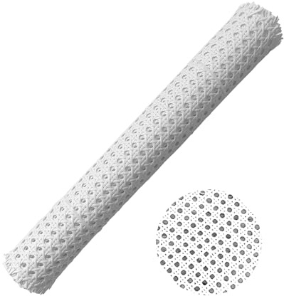 selliner Cannage Blanche,40cm x 200cm Cannage Rouleau Pour Meuble en Plastique PE,Tissu de Rotin Octogonal,Pour Réparer Des Meubles,Des Projets De Bricolage,De la Décoration Intérieure,Des Buffets