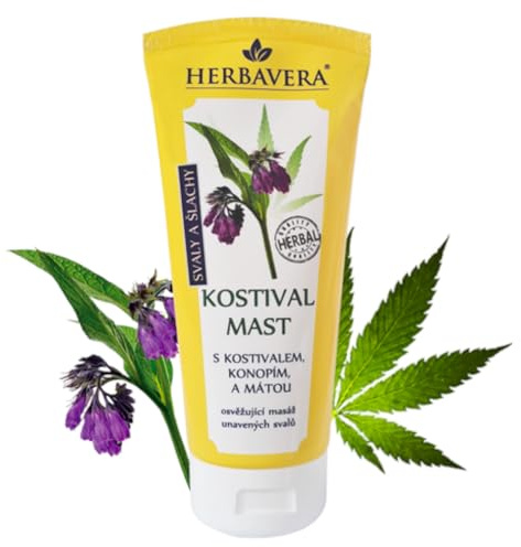 HERBAVERA - Ungüento de consuelda con consuelda, cáñamo y menta 200ml