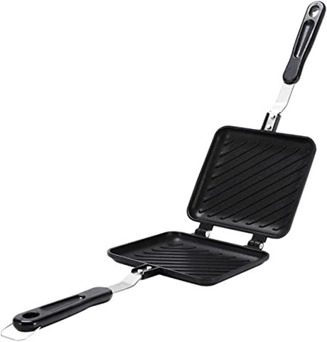 Ciieeo Sandwich Baking Pan Non-stick Coating Double-sided Frying Pan for Making Sandwiches Kitchen Supply