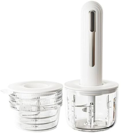 Grattugiatore alimentare per bambini, Grattugia per verdure portatile - tritatutto elettrico smontabile per alimenti per bambini, frutta, preparazione di pasti e verdure