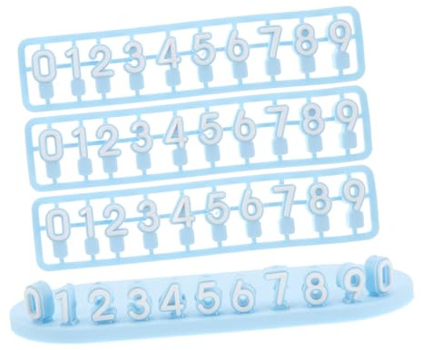 HORIALENCE Support Numérique de Stationnement Temporaire pour Voiture Plaque de Téléphone à Affichage Bleu pour Tableau de Bord Accessoire Pratique et Élégant pour Voiture