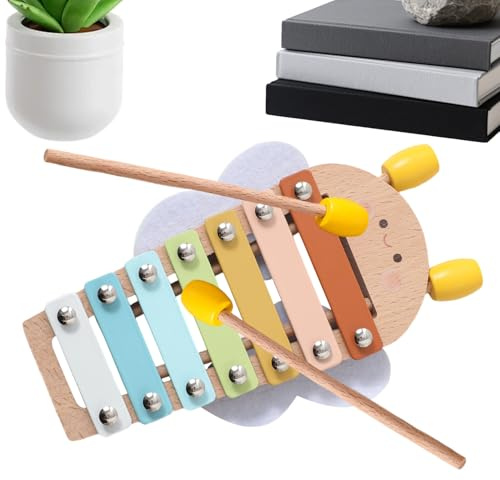Panca Per In Legno Fox - In Legno Puddleduck, Giocattolo Musicale Educativo In | Strumento Musicale | 6-12 Ragazzi Ragazze Compleanno Natale Giochi Sala Giochi Gioco