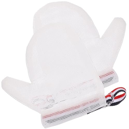 LIGIGWASH Guantes Antisucción para Ñiño Tamaño M, Mitones Transpirables de Nailon Protectores contra Chuparse y Morderse los Dedos, Ajuste para Evitar Que Se Chupen el Color Aleatorio
