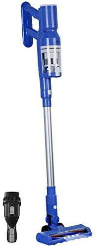 Sichler Haushaltsgeräte Zyklon Sauger: 2in1-Akku-Zyklon-Staubsauger, elektrische Bürste & Licht, 10 kPa, 160W (Staubsauger ohne Beutel, Akku mit Polsterbürste, Auto)
