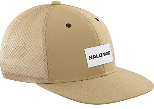 Salomon Trucker Cappellino Unisex, Stile audace ma versatile, Contenuto riciclato, Comfort e traspirabilità, Yellow, L/XL