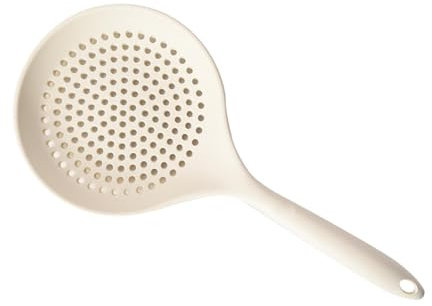 Cuchara grande ranurada para servir, espumadera con mango largo, cuchara de silicona de grado alimenticio, antiadherente, cuchara de servir de cocina